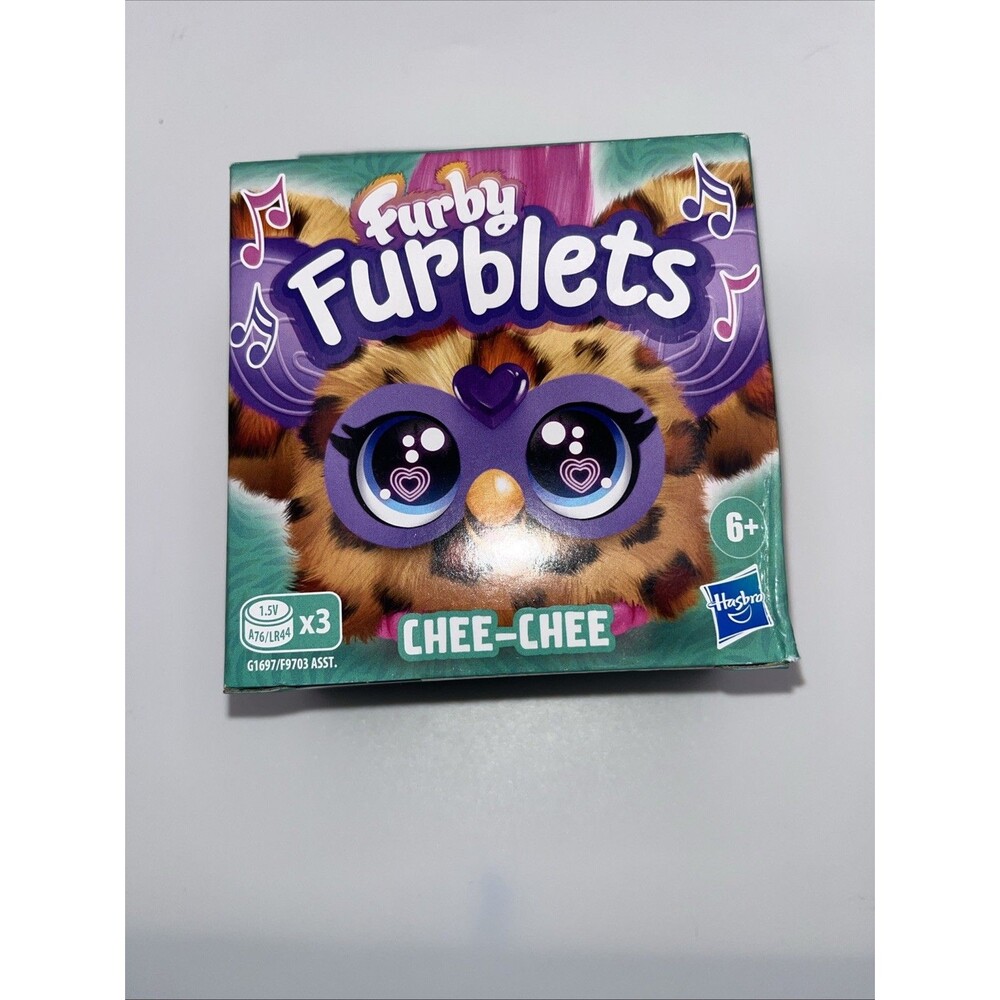 Furby Furblets - Series 4 Collectible - Chee-Chee Cheetah Mini Plush Toy